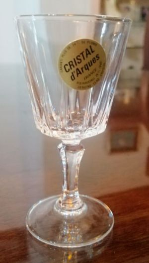Juego De 25 Copas Francesas Vintage Para 5 Personas Marca Cristal D'Arques Cristal De Plomo Precio 4600 Foto5